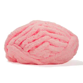 20mm Chunky Chenille Yarn - Baby Pink Color