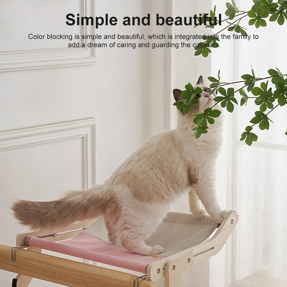 Adjustable Hanging Cat Hammock for Window Bed