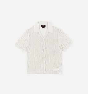 Air Jordan x A Ma Maniere Shooting Shirt Button Up Mens Shirt - White