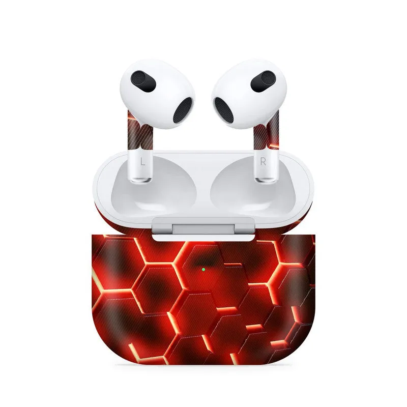 Airpods 3 Matrix Orange Skin