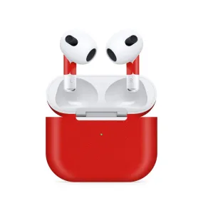 Airpods 3 Matte Red Skin