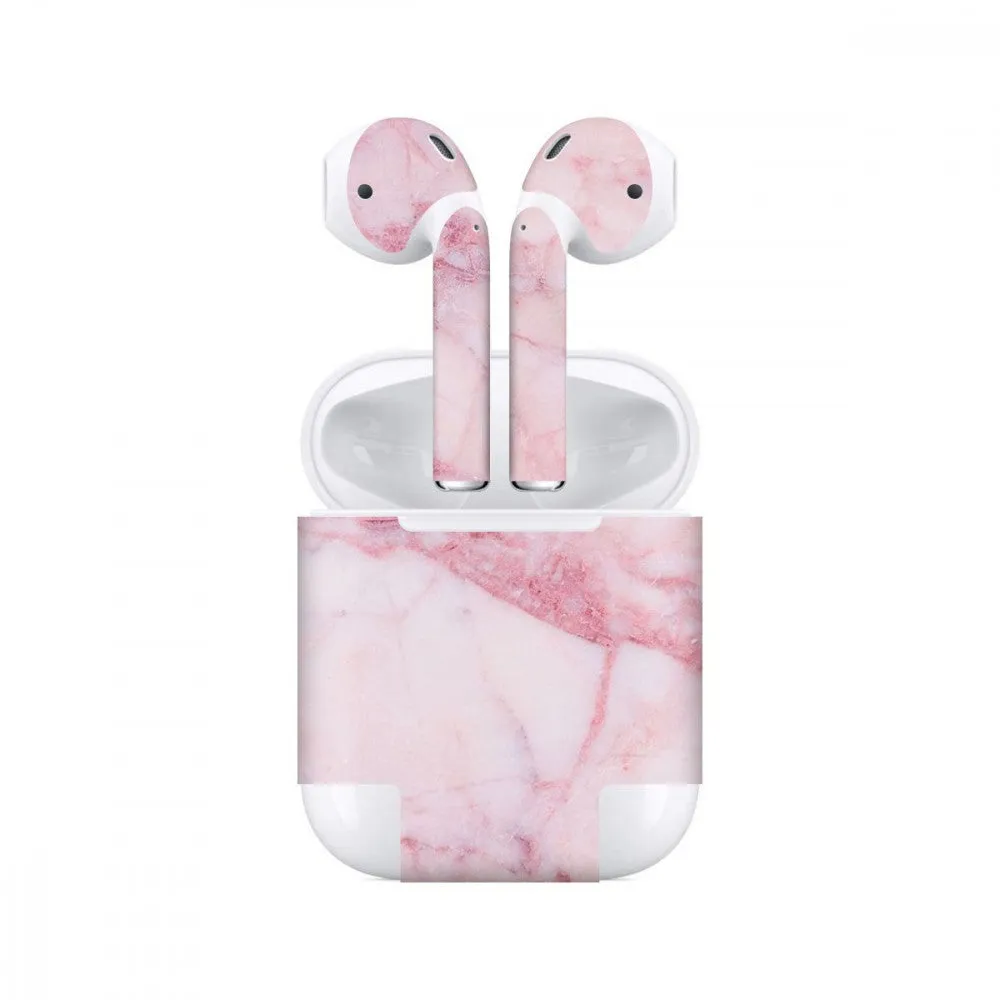 Airpods Pink Marble Skin