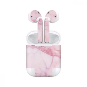 Airpods Pink Marble Skin