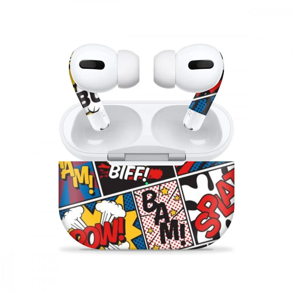 Airpods Pro Boom Abstract Skin