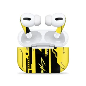 Airpods Pro Cyber Yellow Skin