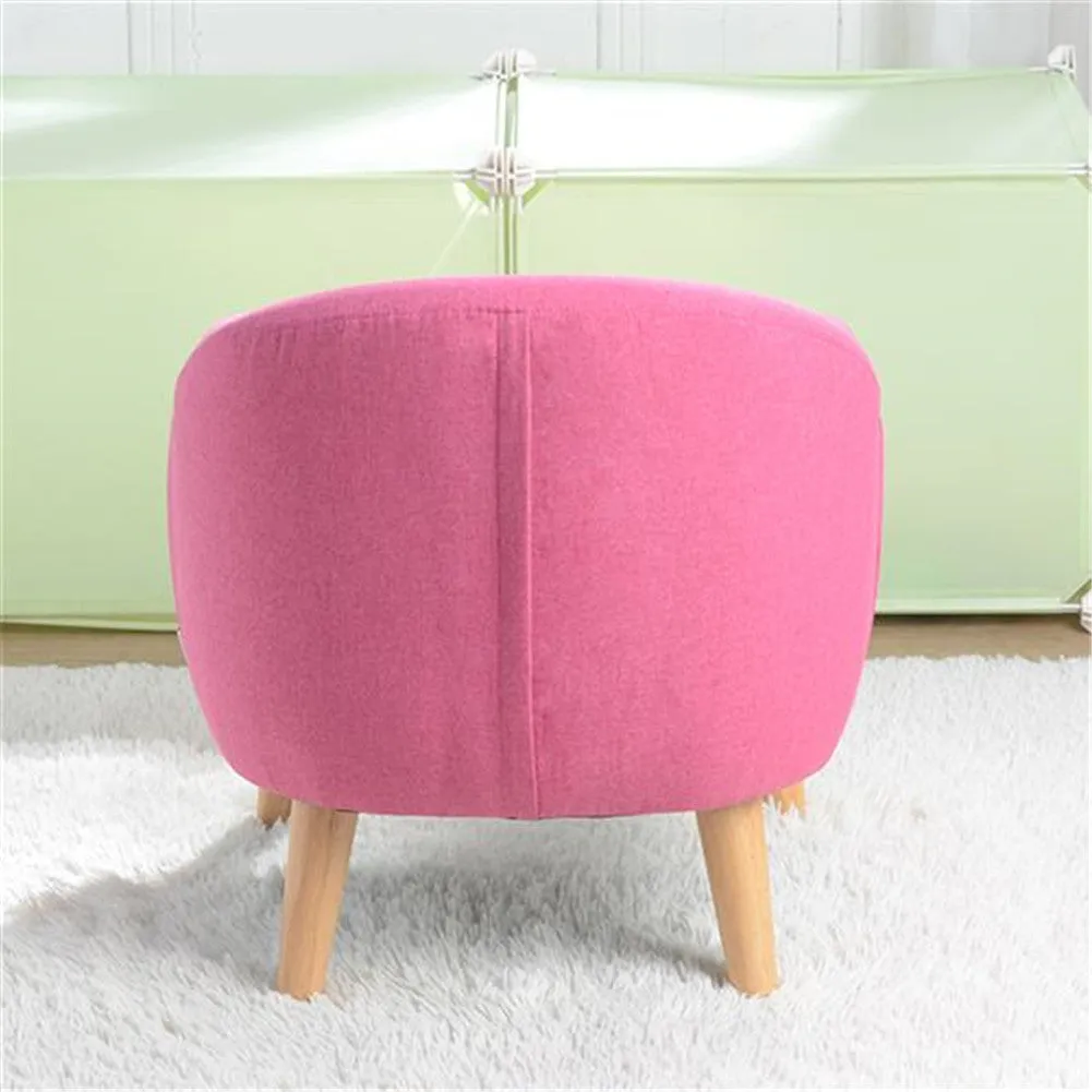 ALICIAN Children Sofa with Detachable Cushion Household Living Room Rose Red