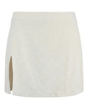 AMBUSH Womens Monogrammed Terry Cloth Skirt