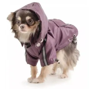 ANCOL Small Bite Waterproof Jacket with Hood Damson