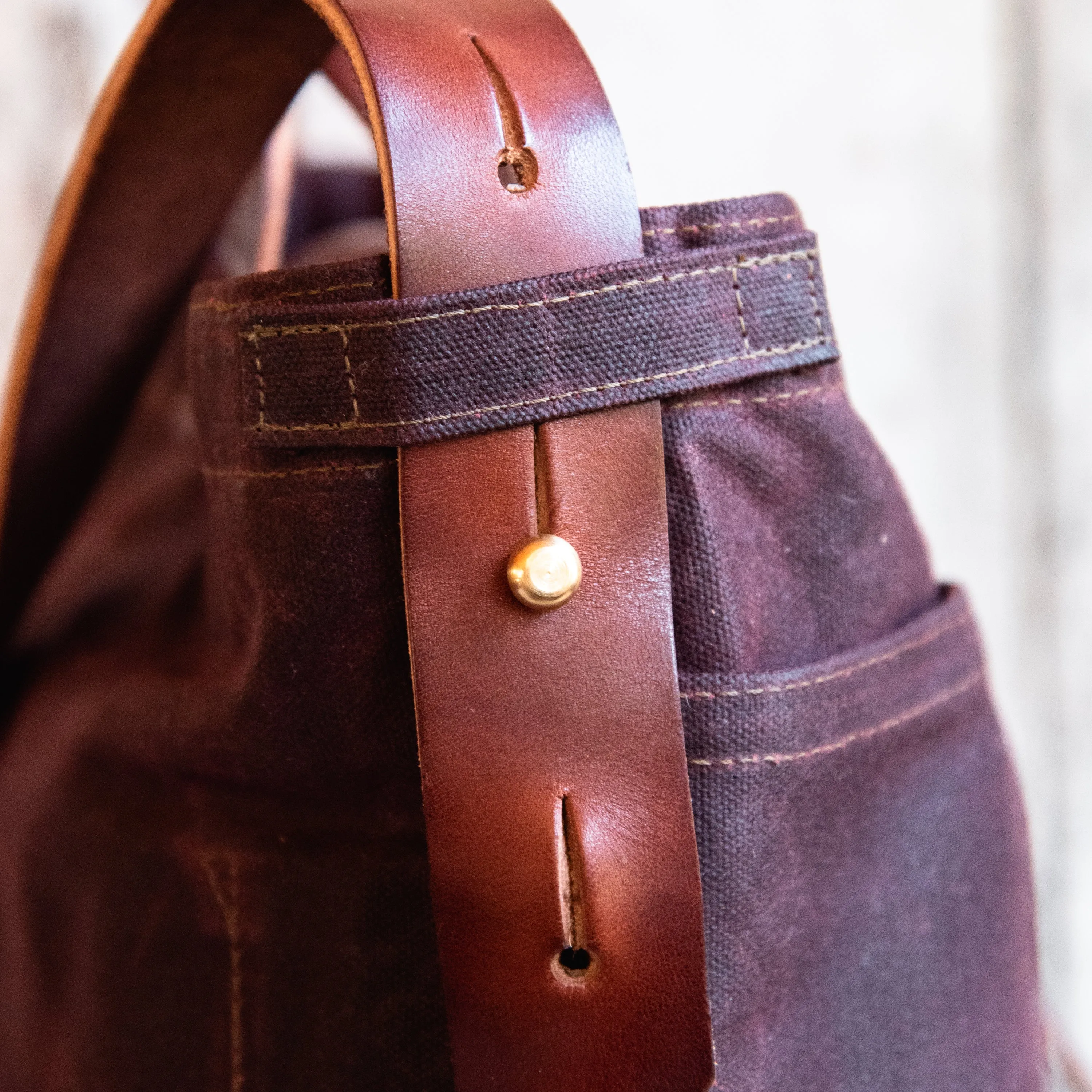 Autumn Colors: Waxed Canvas Tote
