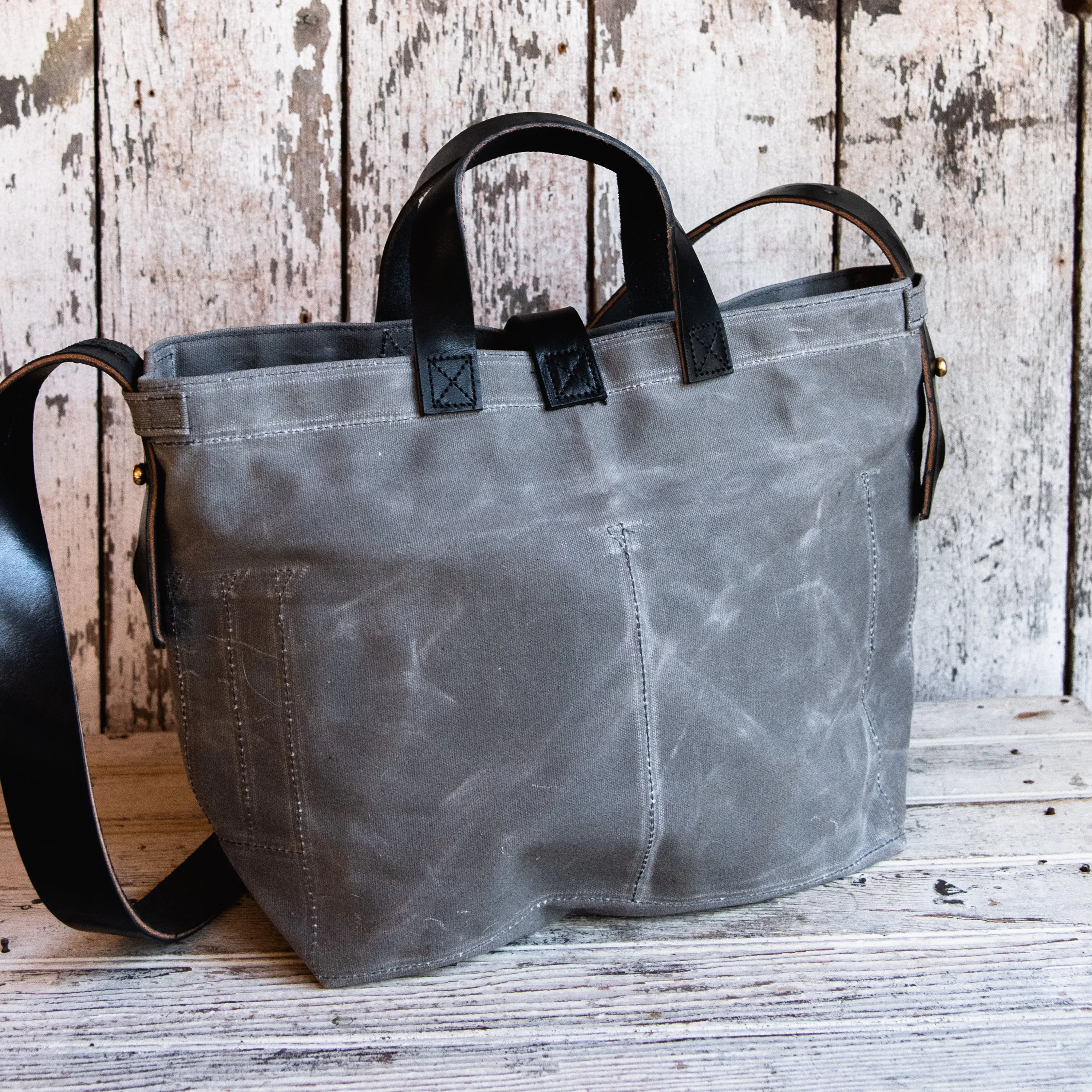 Autumn Colors: Waxed Canvas Tote
