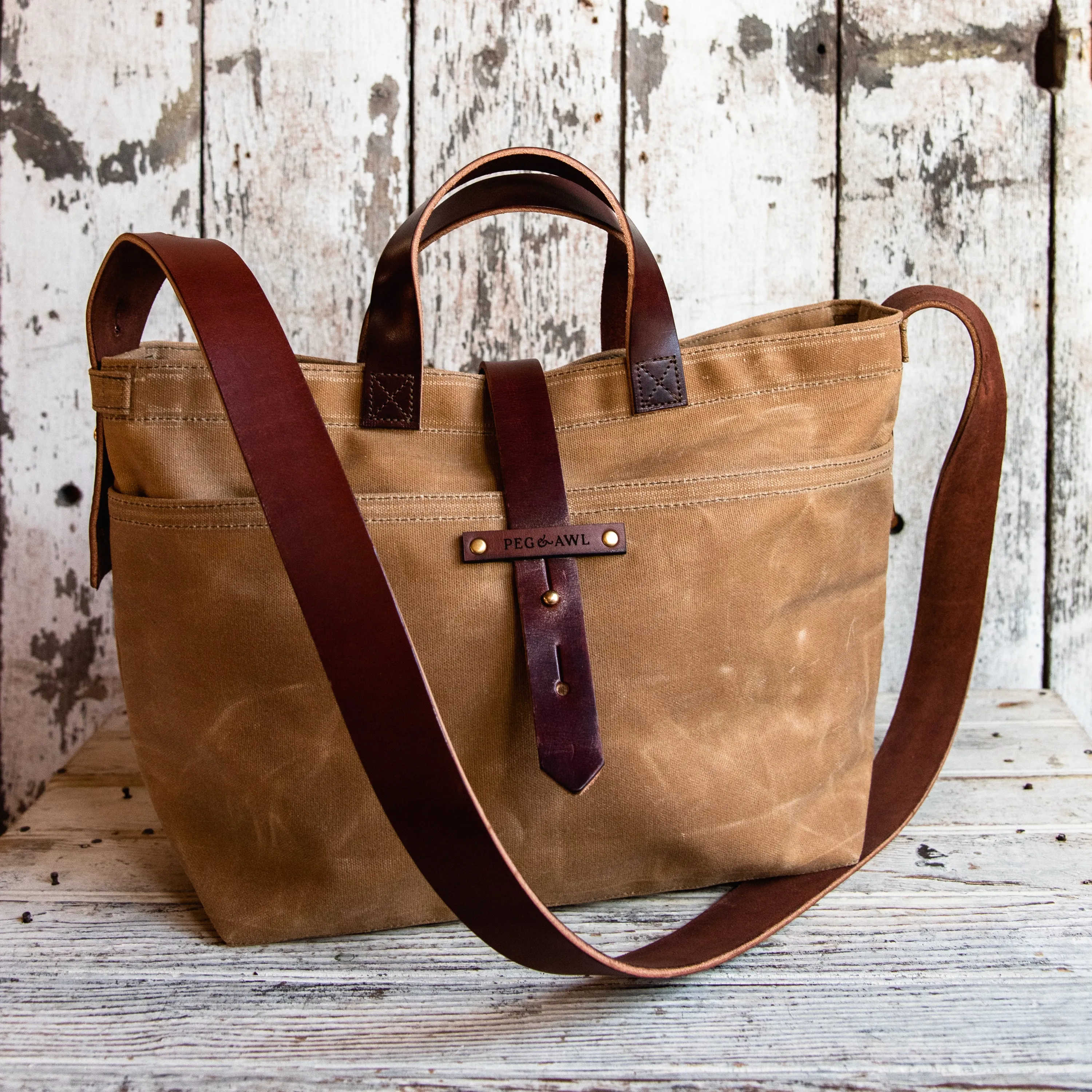 Autumn Colors: Waxed Canvas Tote