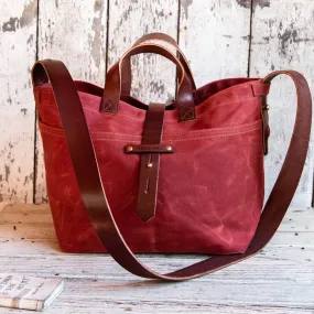 Autumn Colors: Waxed Canvas Tote