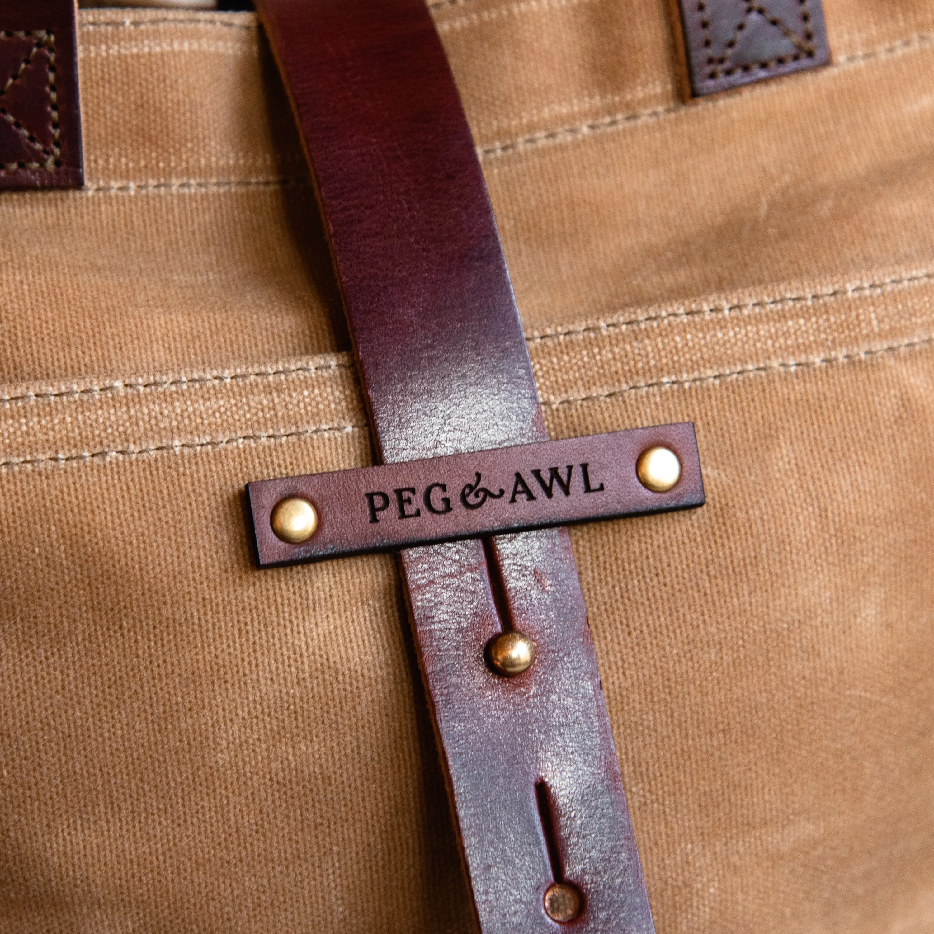 Autumn Colors: Waxed Canvas Tote