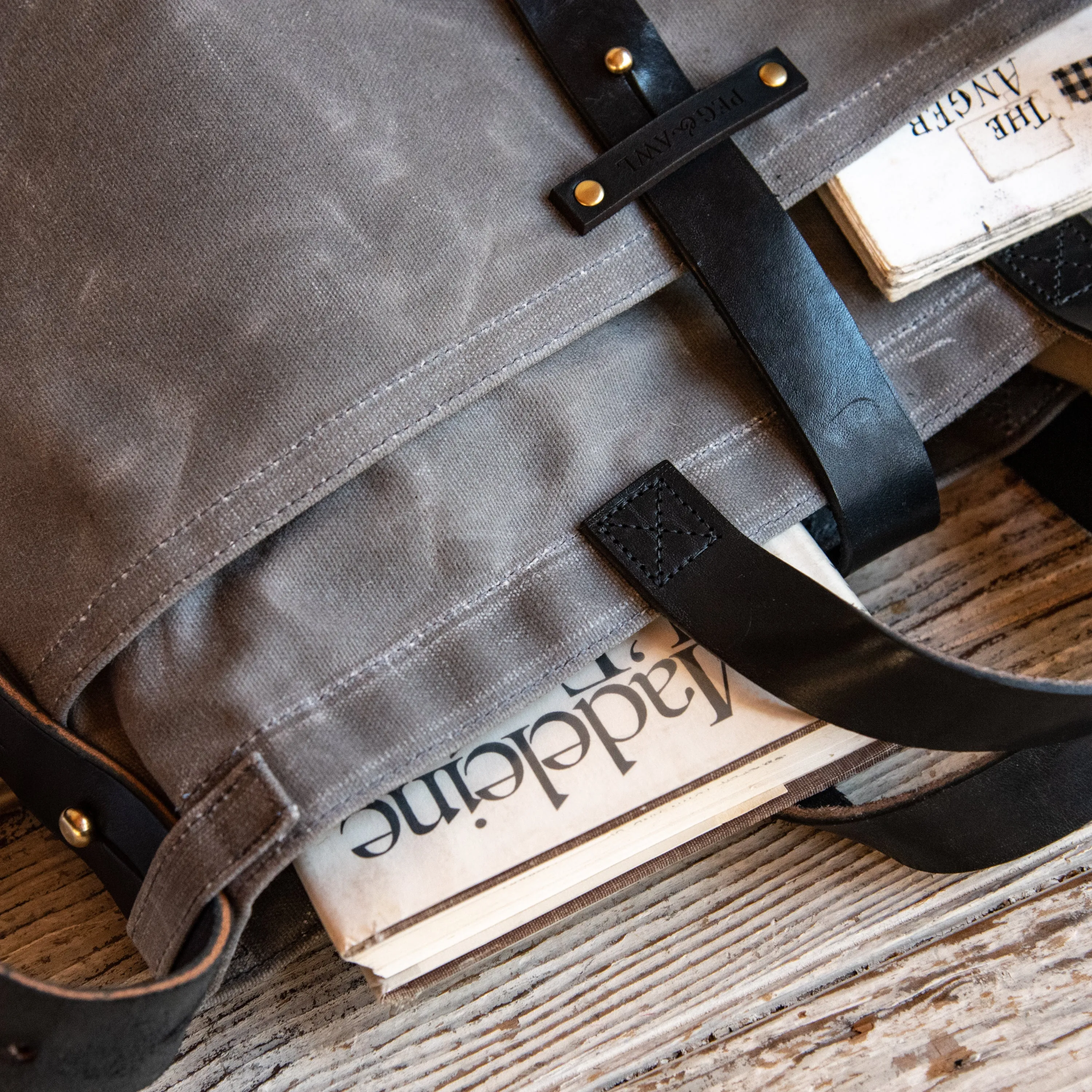 Autumn Colors: Waxed Canvas Tote