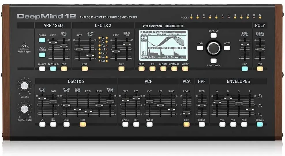 Behringer DeepMind 12D 12-voice Analog Desktop Synthesizer