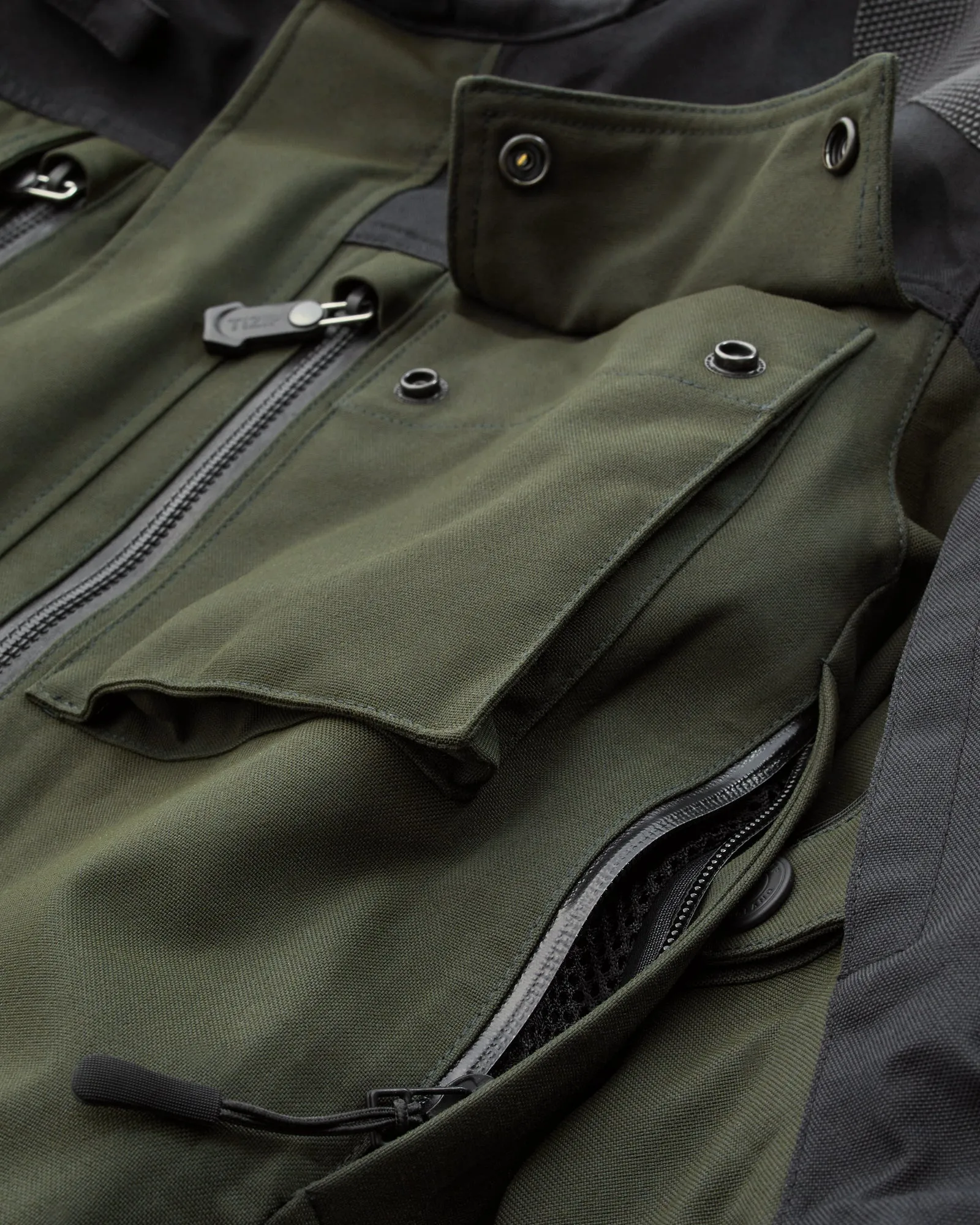 Belstaff Long Way Up Long Way Men's Motorcycle Jacket Gore-Tex Pro 3L - Olive