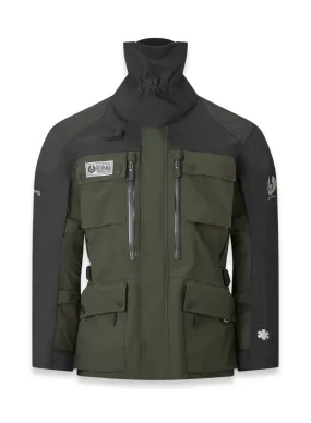 Belstaff Long Way Up Long Way Men's Motorcycle Jacket Gore-Tex Pro 3L - Olive