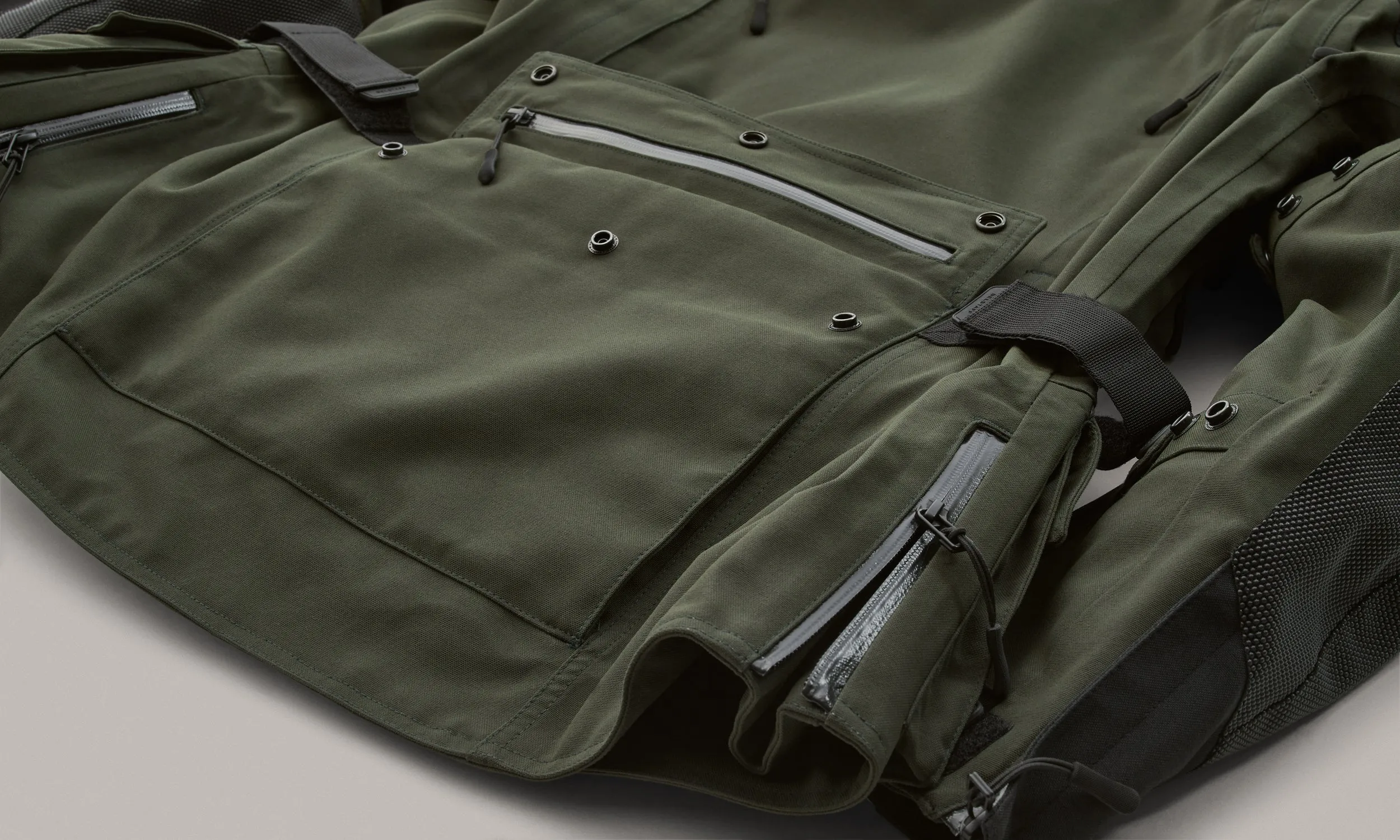 Belstaff Long Way Up Long Way Men's Motorcycle Jacket Gore-Tex Pro 3L - Olive