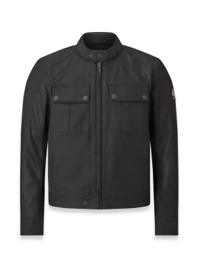 Belstaff Temple Men's Textile Jacket Tech Nylon - Black