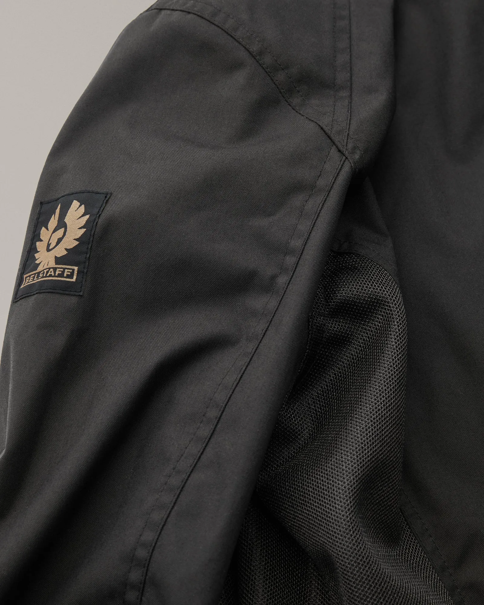 Belstaff Temple Men's Textile Jacket Tech Nylon - Black