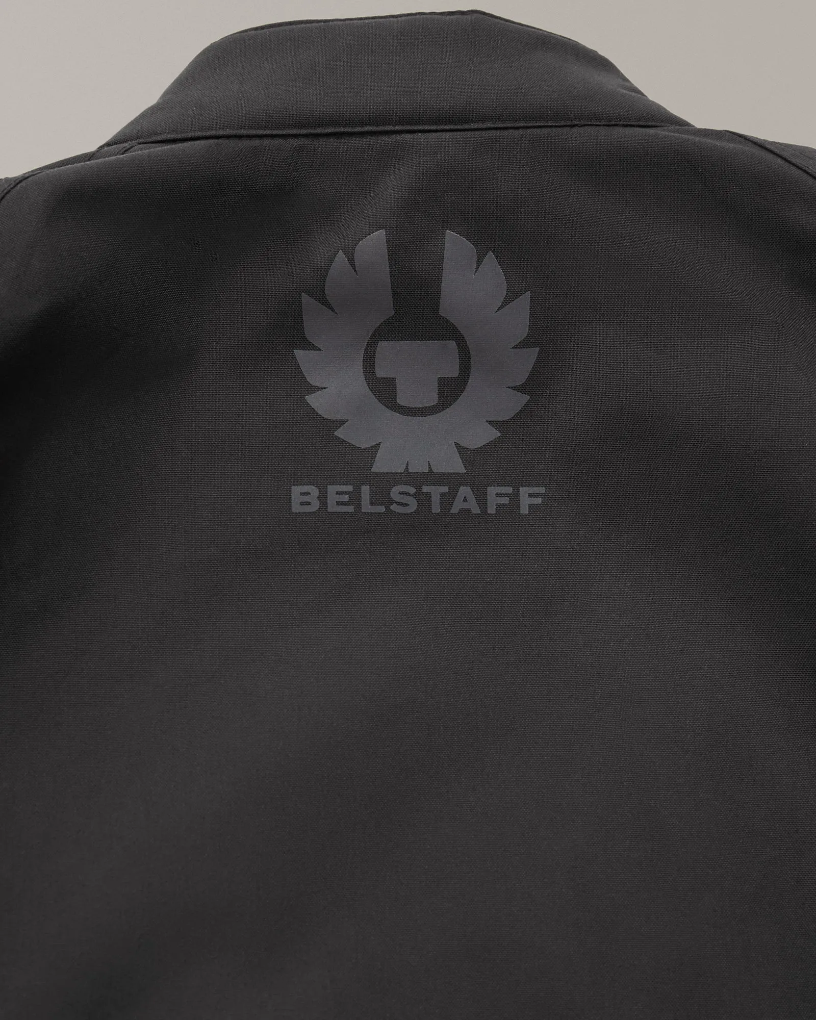 Belstaff Temple Men's Textile Jacket Tech Nylon - Black