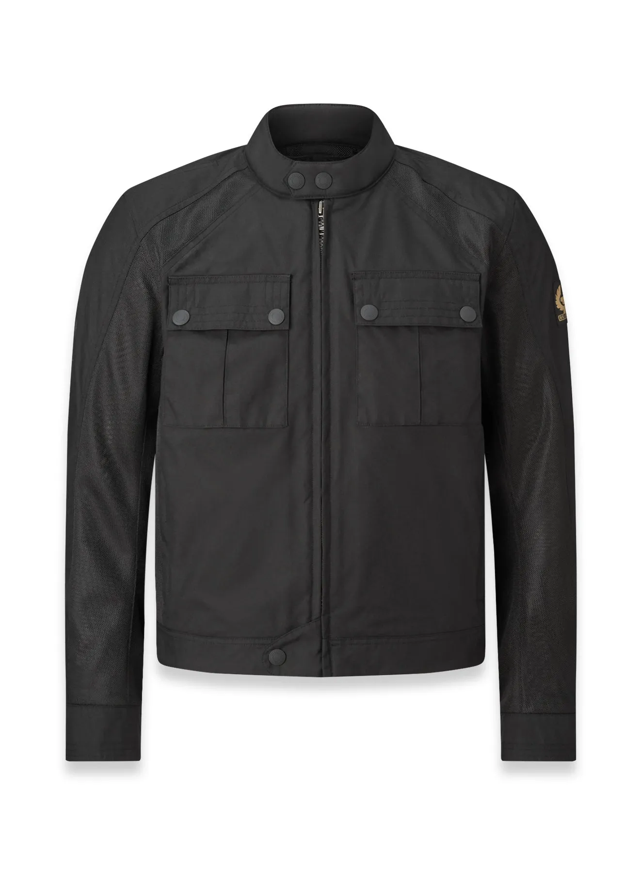 Belstaff Temple Men's Textile Jacket Tech Nylon - Black