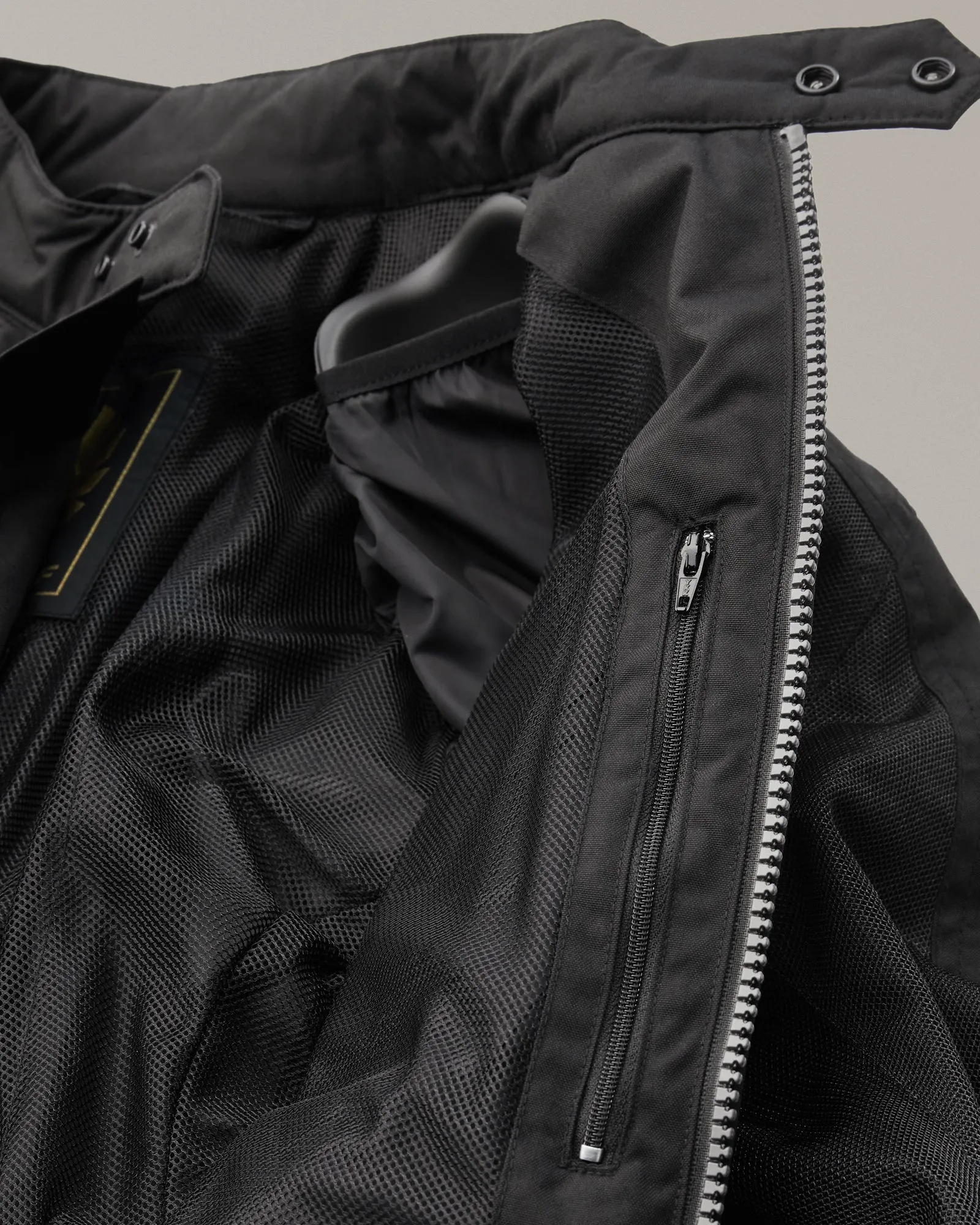 Belstaff Temple Men's Textile Jacket Tech Nylon - Black