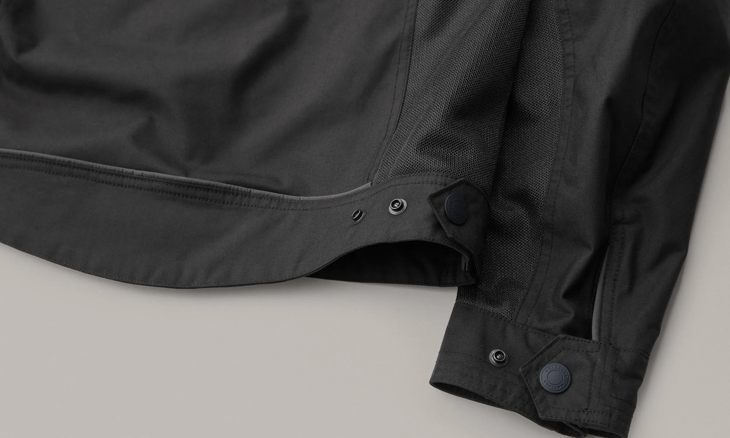 Belstaff Temple Men's Textile Jacket Tech Nylon - Black