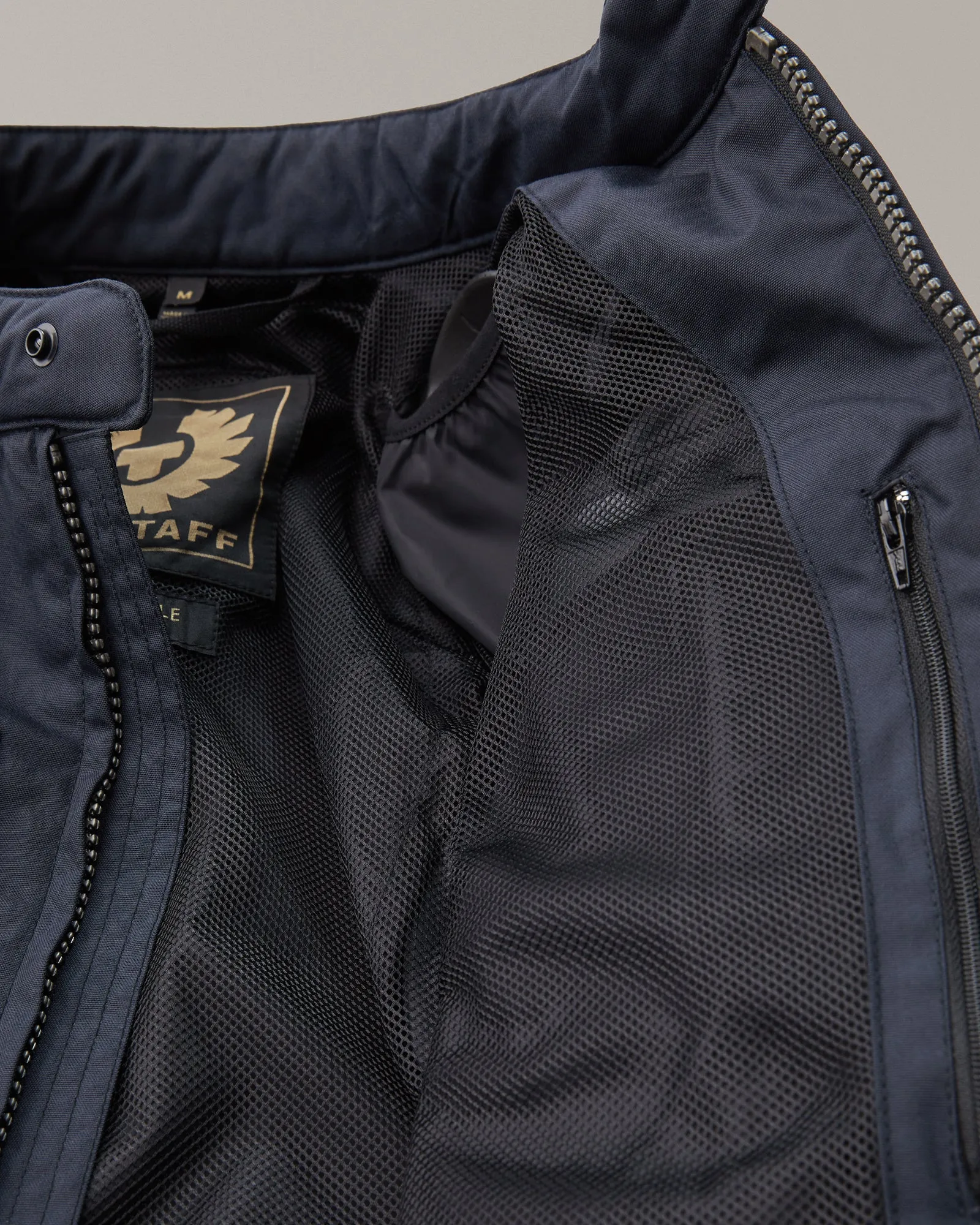 Belstaff Temple Men's Textile Jacket Tech Nylon - Dark Navy