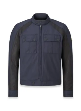 Belstaff Temple Men's Textile Jacket Tech Nylon - Dark Navy