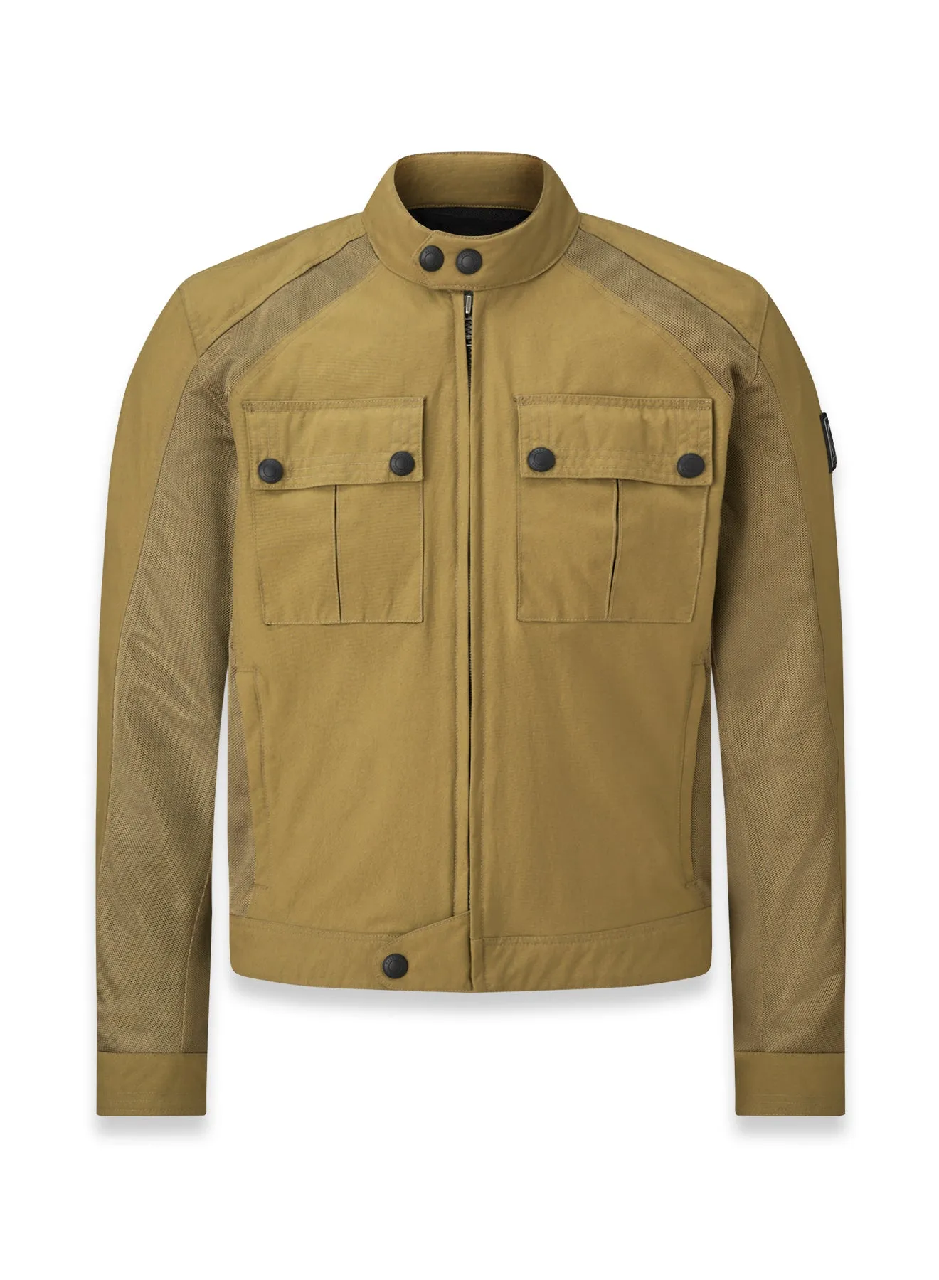 Belstaff Temple Men's Textile Jacket Tech Nylon - Olive
