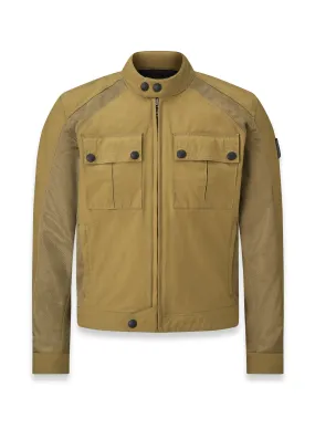Belstaff Temple Men's Textile Jacket Tech Nylon - Olive