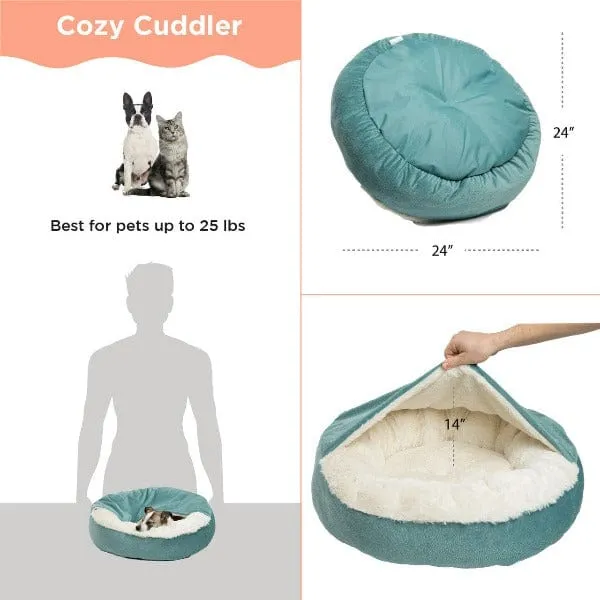 Best Friends by Sheri Cozy Cuddler Cat & Dog Bed