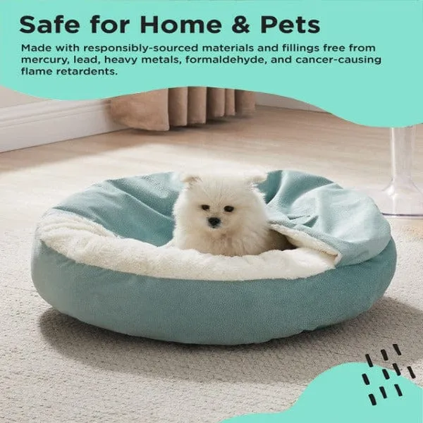 Best Friends by Sheri Cozy Cuddler Cat & Dog Bed
