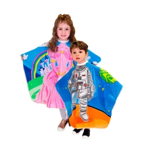 Betty Dain Kids Shampoo Capes - Astro & Princess