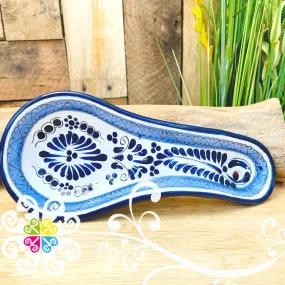 Blue Talavera Spoon Rest - Talavera Kitchen