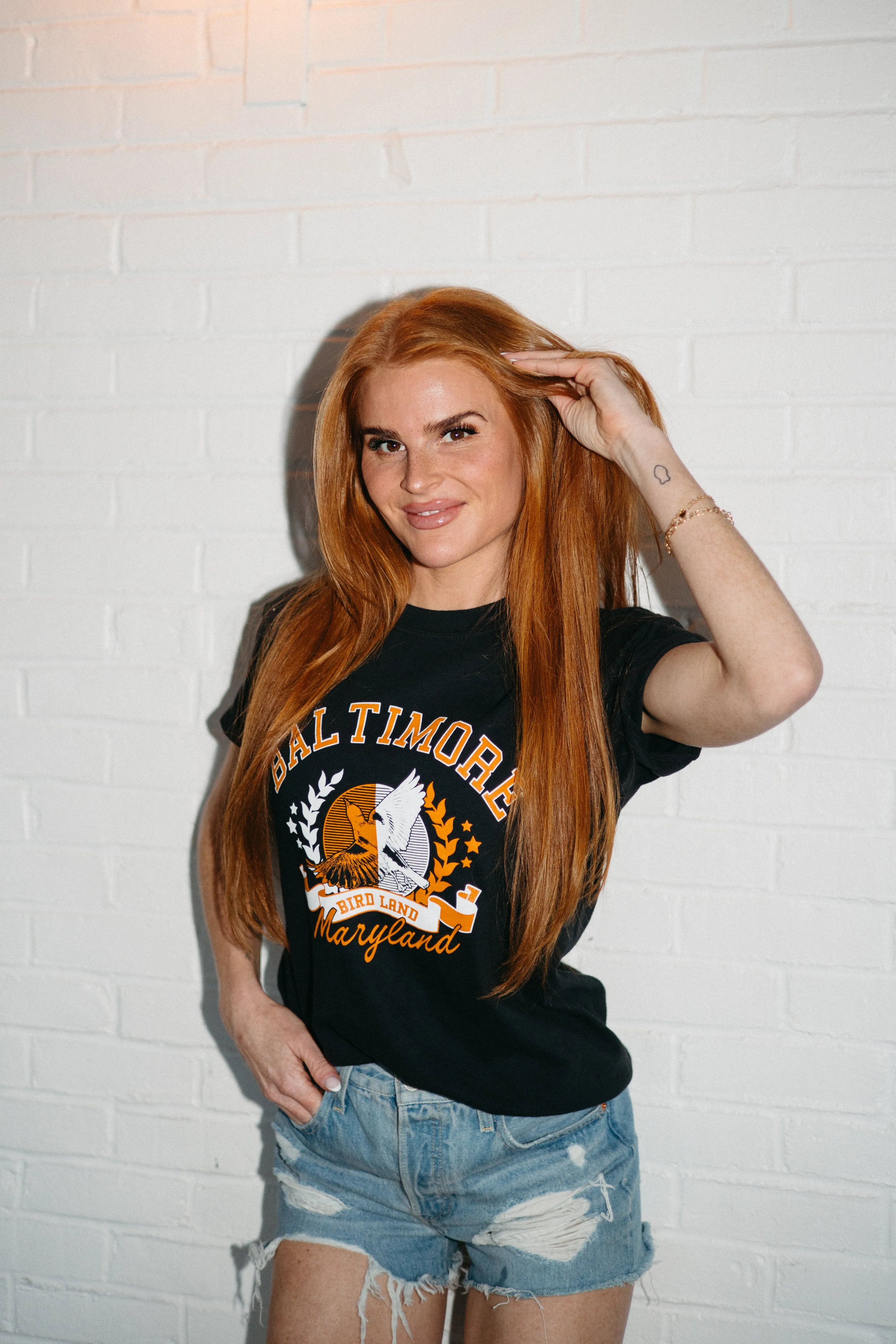 Brightside X R1A - Baltimore Bird Land Varsity tee