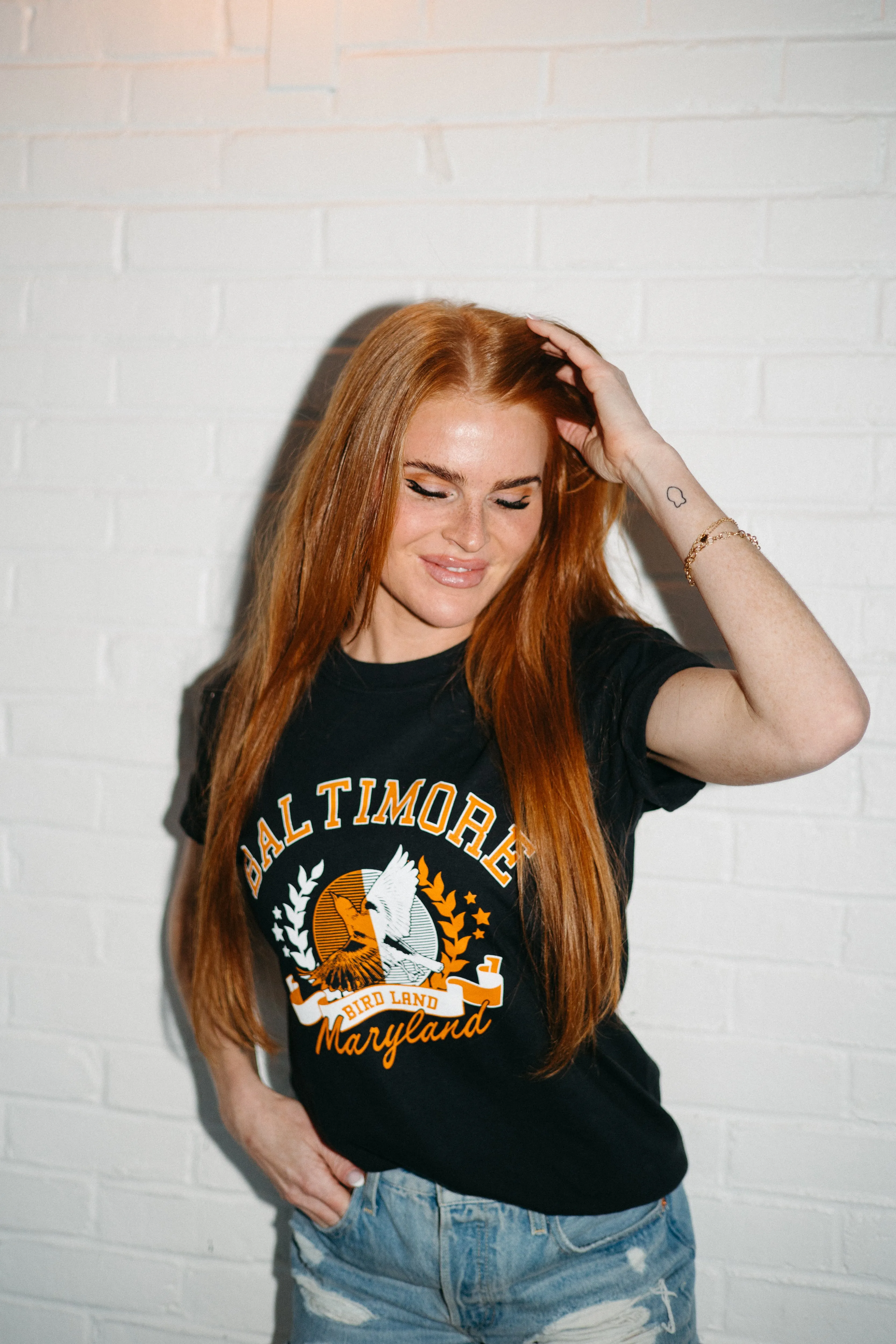 Brightside X R1A - Baltimore Bird Land Varsity tee