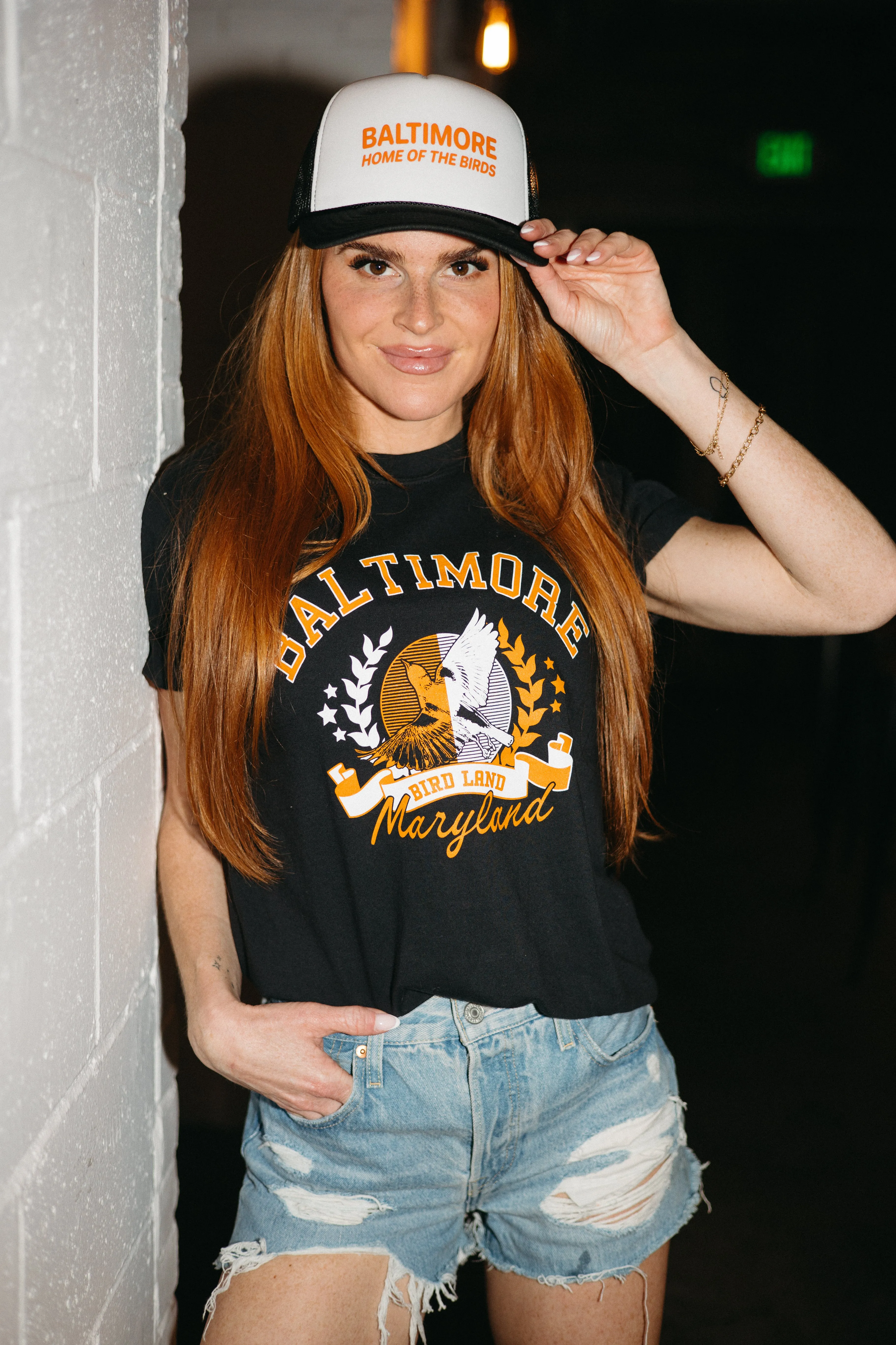 Brightside X R1A - Baltimore Bird Land Varsity tee