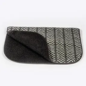 Charcoal Arrows Sherpa Fleece Pet Blanket