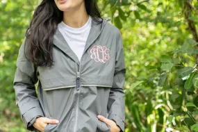 Charles River Rain Jacket with Monogram