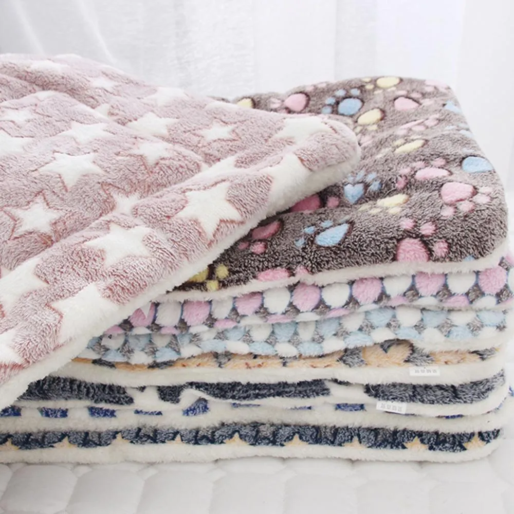 Cozy Calming Pet Blanket - Self-Calming, Ultra-Soft Faux Fur, Anxiety Relief