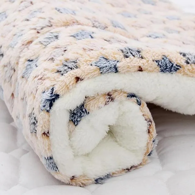 Cozy Calming Pet Blanket - Self-Calming, Ultra-Soft Faux Fur, Anxiety Relief