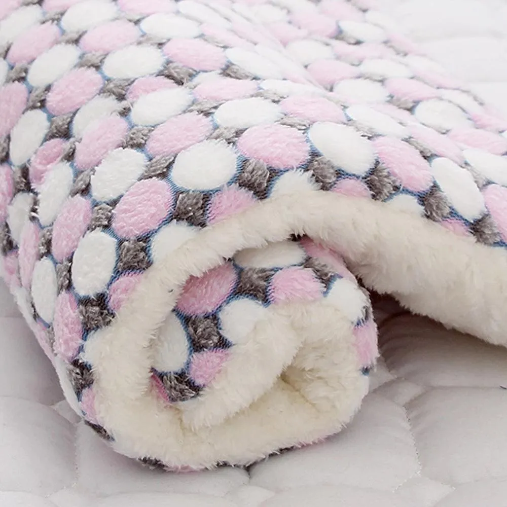 Cozy Calming Pet Blanket - Self-Calming, Ultra-Soft Faux Fur, Anxiety Relief