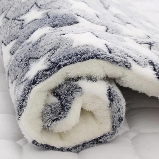 Cozy Calming Pet Blanket - Self-Calming, Ultra-Soft Faux Fur, Anxiety Relief