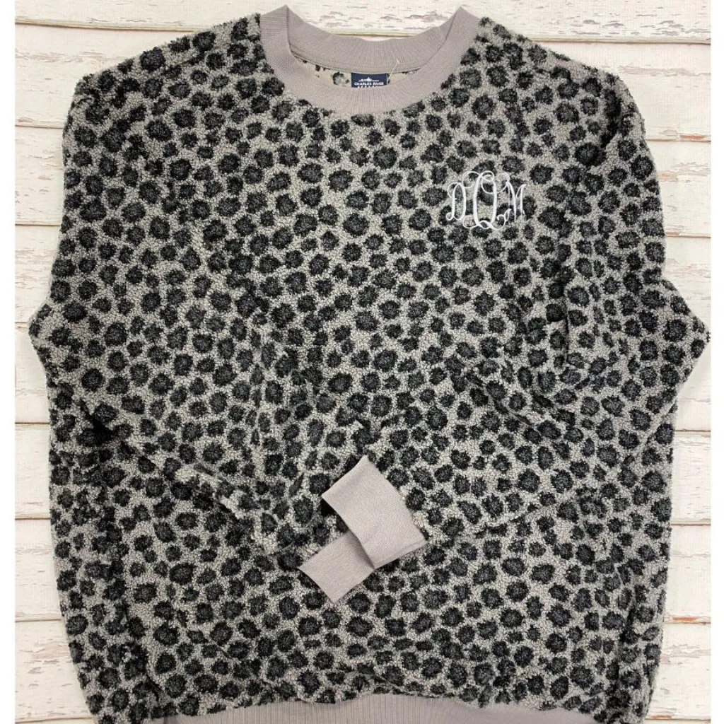 CRA Printed Sherpa Personalized Crewneck