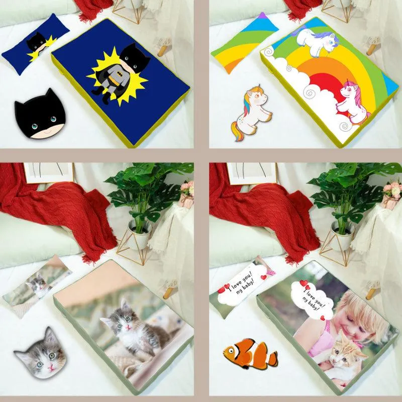 Custom Dog Bed, Personalized Dog Bed - Pamper Your Pooch - Cushy Pups