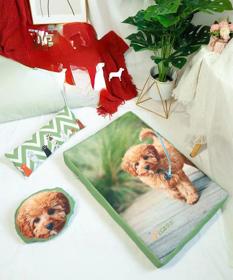 Custom Dog Bed, Personalized Dog Bed - Pamper Your Pooch - Cushy Pups