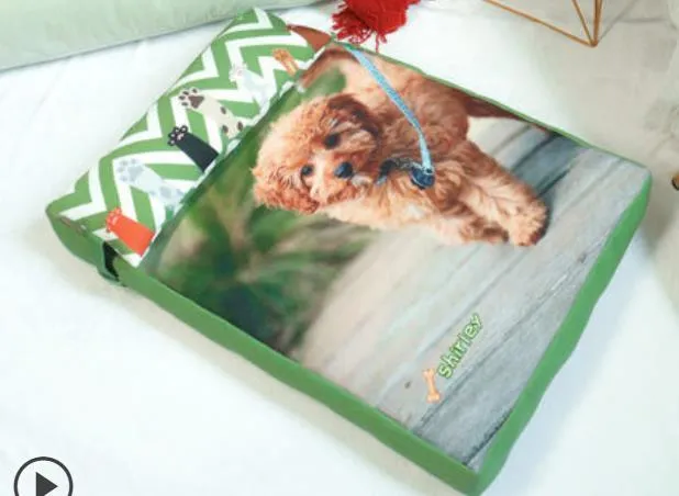 Custom Dog Bed, Personalized Dog Bed - Pamper Your Pooch - Cushy Pups