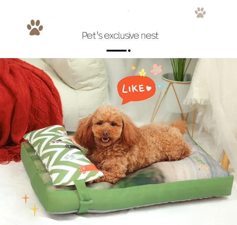 Custom Dog Bed, Personalized Dog Bed - Pamper Your Pooch - Cushy Pups
